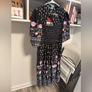 Anthropologie smocked dress